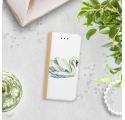 ETUI BOOK MAGNET NA TELEFON HUAWEI Y5 2018 ZŁOTY ŁABĄDŹ