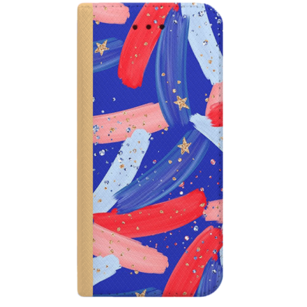 ETUI BOOK MAGNET NA TELEFON HUAWEI Y5 2018 ZŁOTY PATTERN