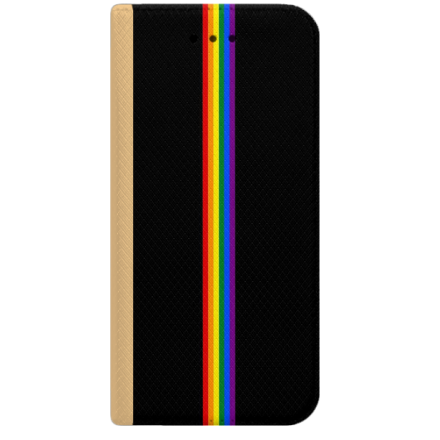 ETUI BOOK MAGNET NA TELEFON HUAWEI Y5 2018 ZŁOTY RETRO 60S