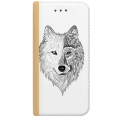 ETUI BOOK MAGNET NA TELEFON HUAWEI Y5 2018 ZŁOTY WILK