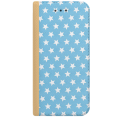ETUI BOOK MAGNET NA TELEFON IPHONE 7 / 8 ZŁOTY GWIAZDKI BŁĘKITNE