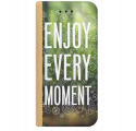 ETUI BOOK MAGNET NA TELEFON IPHONE 6 6S ZŁOTY ENJOY EVERY MOMENT 2
