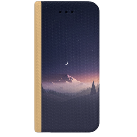 ETUI BOOK MAGNET NA TELEFON IPHONE XR ZŁOTY LANDSCAPE