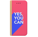 ETUI BOOK MAGNET NA TELEFON IPHONE XR ZŁOTY YES YOU CAN