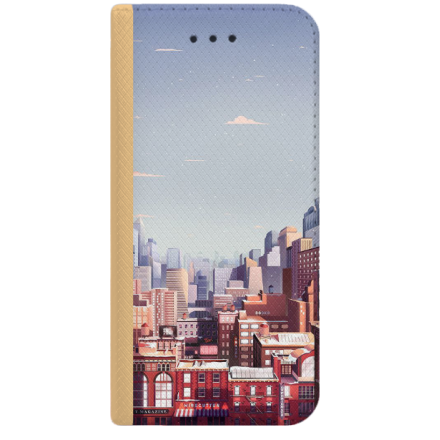 ETUI BOOK MAGNET NA TELEFON IPHONE XS MAX ZŁOTY CITY