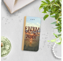 ETUI BOOK MAGNET NA TELEFON IPHONE XS MAX ZŁOTY ENJOY EVERY MOMENT