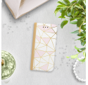 ETUI BOOK MAGNET NA TELEFON IPHONE XS MAX ZŁOTY GEOMETRIC