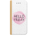 ETUI BOOK MAGNET NA TELEFON IPHONE XS MAX ZŁOTY HELLO FRIDAY