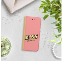 ETUI BOOK MAGNET NA TELEFON IPHONE XS MAX ZŁOTY MISS HANGOVER