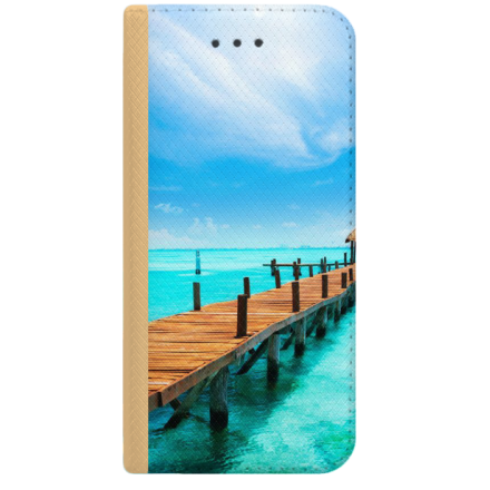 ETUI BOOK MAGNET NA TELEFON IPHONE XS MAX ZŁOTY WAKACYJNE