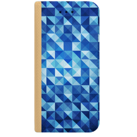 ETUI BOOK MAGNET NA TELEFON SAMSUNG GALAXY J5 2017 ZŁOTY BLUE GEOMETRIC