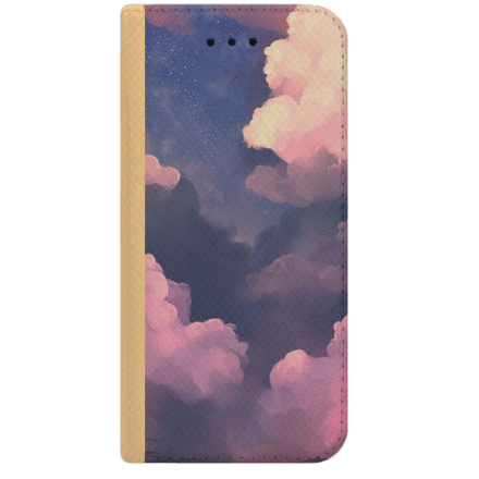 ETUI BOOK MAGNET NA TELEFON SAMSUNG GALAXY J5 2017 ZŁOTY CLOUDS