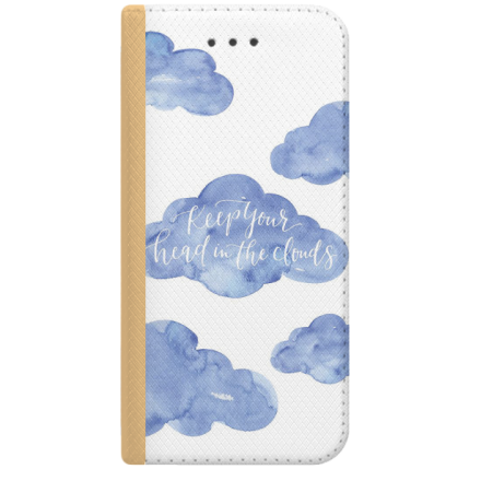 ETUI BOOK MAGNET NA TELEFON SAMSUNG GALAXY J5 2017 ZŁOTY KEEP YOUR HEAD IN THE CLOUDS
