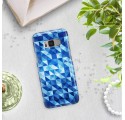 Etui na telefon SAMSUNG GALAXY S8 PLUS BLUE GEOMETRIC