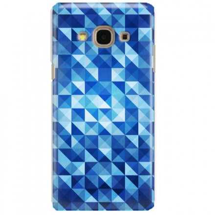 Etui na telefon SAMSUNG GALAXY J3 2017 BLUE GEOMETRIC