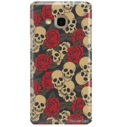 Etui na telefon SAMSUNG GALAXY J3 2017 CZASZKA SKULL