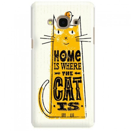 Etui na telefon SAMSUNG GALAXY J3 2017 HOME IS WHERE THE CAT IS
