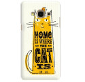 Etui na telefon SAMSUNG GALAXY J3 2017 HOME IS WHERE THE CAT IS