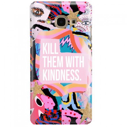 Etui na telefon SAMSUNG GALAXY J3 2017 KILL THEM WITH KINDNESS