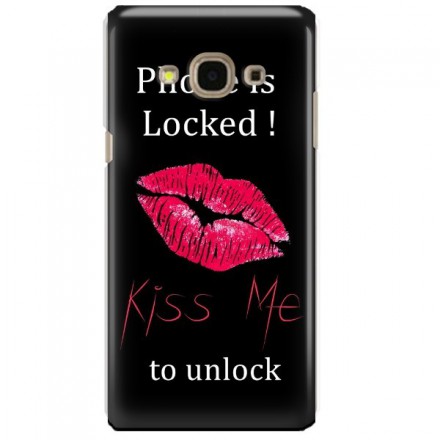 Etui na telefon SAMSUNG GALAXY J3 2017 KISS ME TO UNLOCK