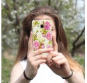 Etui na telefon SAMSUNG GALAXY J3 2017 KWIATY FLOWERS