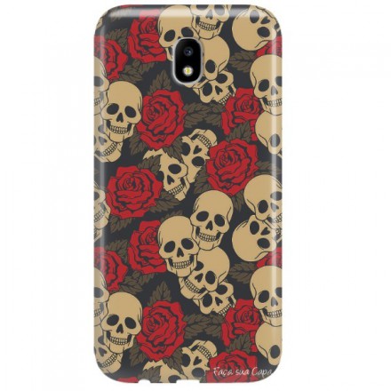 Etui na telefon SAMSUNG GALAXY J5 2017 CZASZKA SKULL