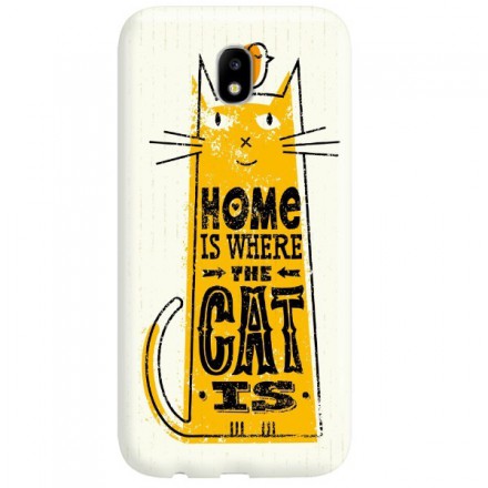 Etui na telefon SAMSUNG GALAXY J5 2017 HOME IS WHERE THE CAT IS