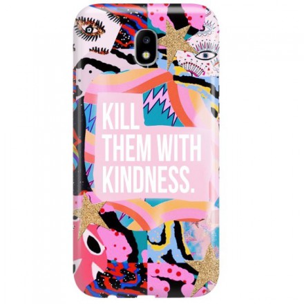 Etui na telefon SAMSUNG GALAXY J5 2017 KILL THEM WITH KINDNESS