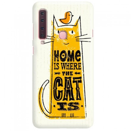 Etui na telefon SAMSUNG GALAXY A9 2018 HOME IS WHERE THE CAT IS