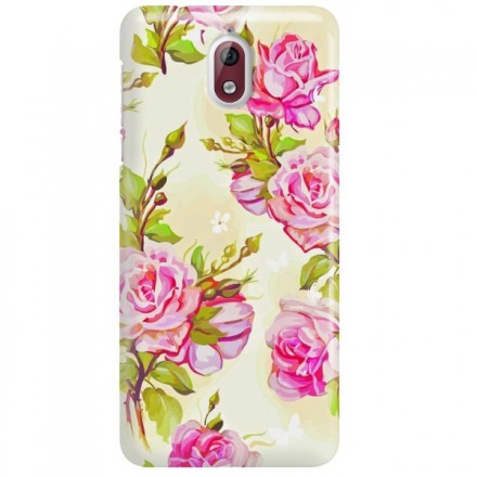 Etui na telefon NOKIA 3.1 KWIATY FLOWERS