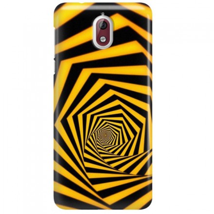 Etui na telefon NOKIA 3.1 ŻÓŁTO CZARNE