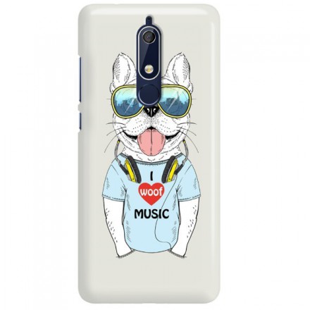 Etui na telefon NOKIA 5.1 I LOVE MUSIC