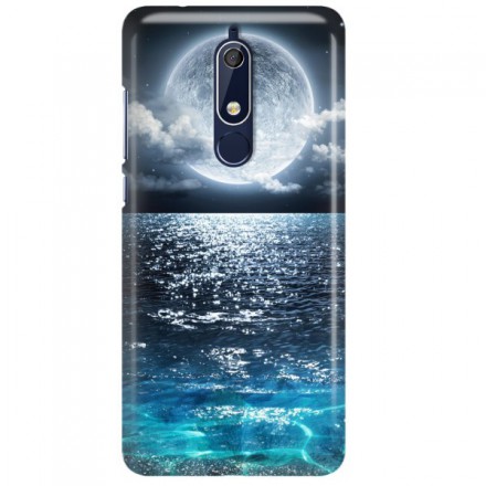 Etui na telefon NOKIA 5.1 KSIĘŻYC NOC