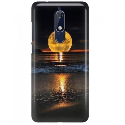 Etui na telefon NOKIA 5.1 KSIĘŻYC NOC