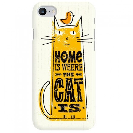 Etui na telefon APPLE IPHONE 7 / 8 HOME IS WHERE THE CAT IS
