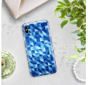 Etui na telefon APPLE IPHONE X / IPHONE XS BLUE GEOMETRIC