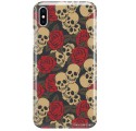 Etui na telefon APPLE IPHONE X / IPHONE XS CZASZKA SKULL