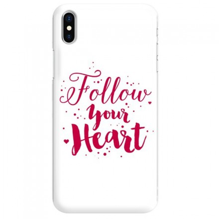 Etui na telefon APPLE IPHONE X / IPHONE XS FOLLOW YOUR HEART