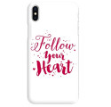 Etui na telefon APPLE IPHONE X / IPHONE XS FOLLOW YOUR HEART