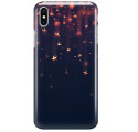 Etui na telefon APPLE IPHONE X / IPHONE XS GWIAZDKI BŁĘKITNE