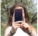 Etui na telefon APPLE IPHONE X / IPHONE XS GWIAZDKI BŁĘKITNE