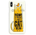 Etui na telefon APPLE IPHONE X / IPHONE XS HOME IS WHERE THE CAT IS