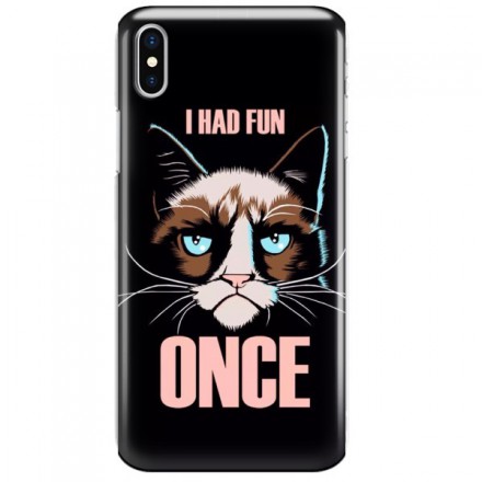 Etui na telefon APPLE IPHONE X / IPHONE XS I HAD FUN ONCE