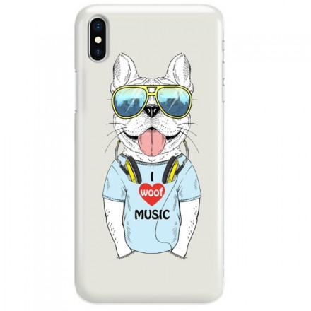 Etui na telefon APPLE IPHONE X / IPHONE XS I LOVE MUSIC