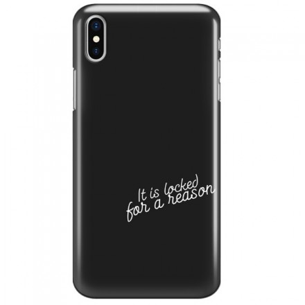 Etui na telefon APPLE IPHONE X / IPHONE XS IT IS LOCKED FOR AREASONS