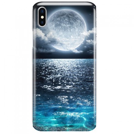 Etui na telefon APPLE IPHONE X / IPHONE XS KSIĘŻYC NOC
