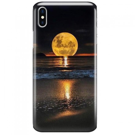 Etui na telefon APPLE IPHONE X / IPHONE XS KSIĘŻYC NOC