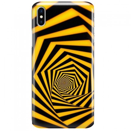 Etui na telefon APPLE IPHONE X / IPHONE XS ŻÓŁTO CZARNE