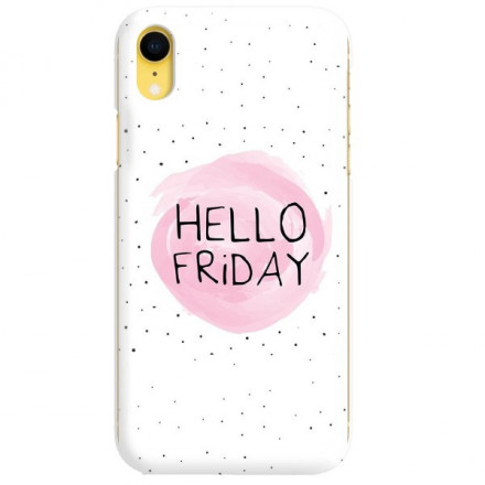 Etui na telefon APPLE IPHONE XR HELLO FRIDAY