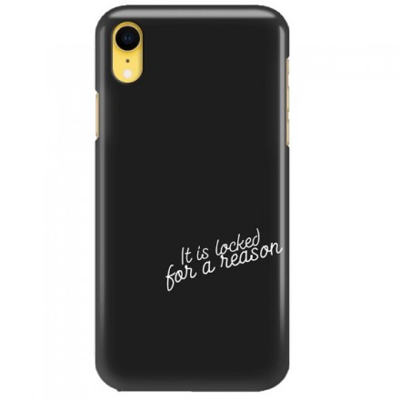 Etui na telefon APPLE IPHONE XR IT IS LOCKED FOR AREASONS
